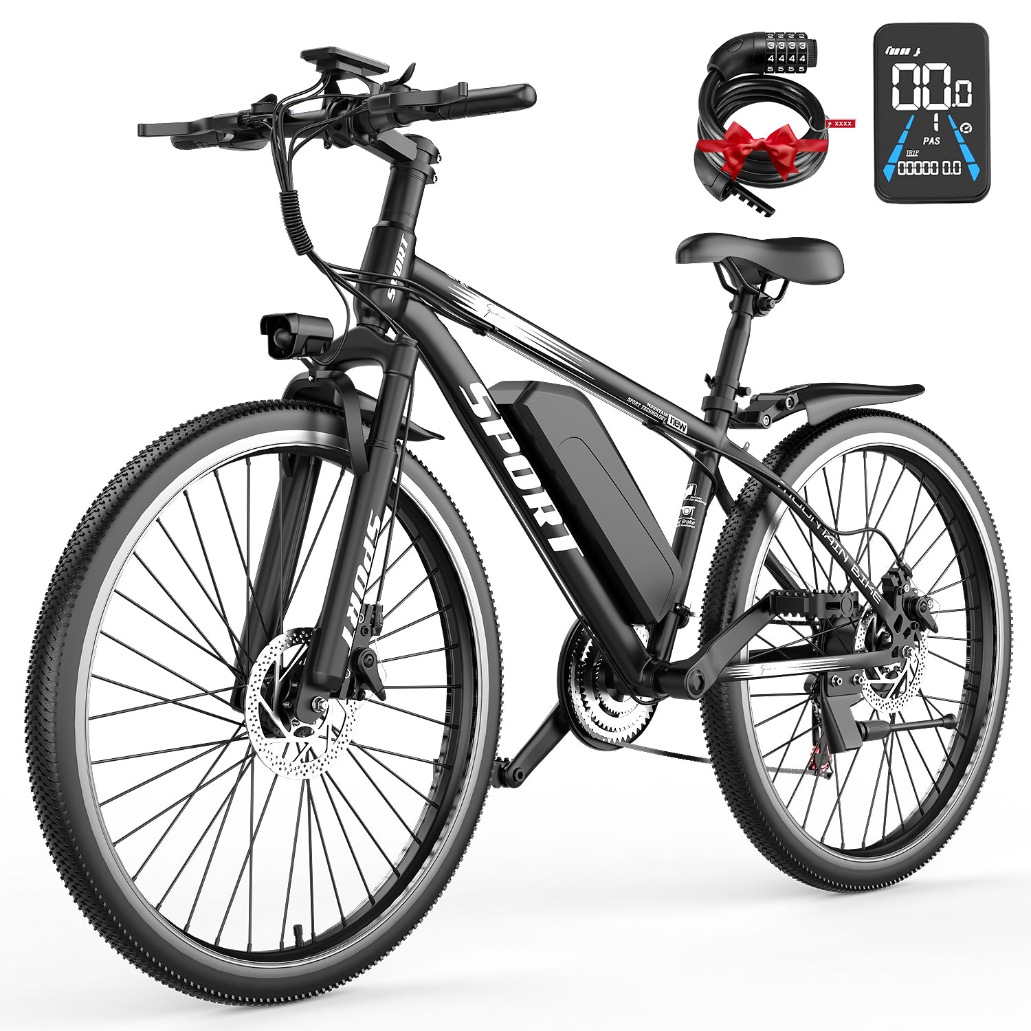 New G26 adult electric bicycle, 750W motor, commuter mountain electric bicycle, UL 2849 certified