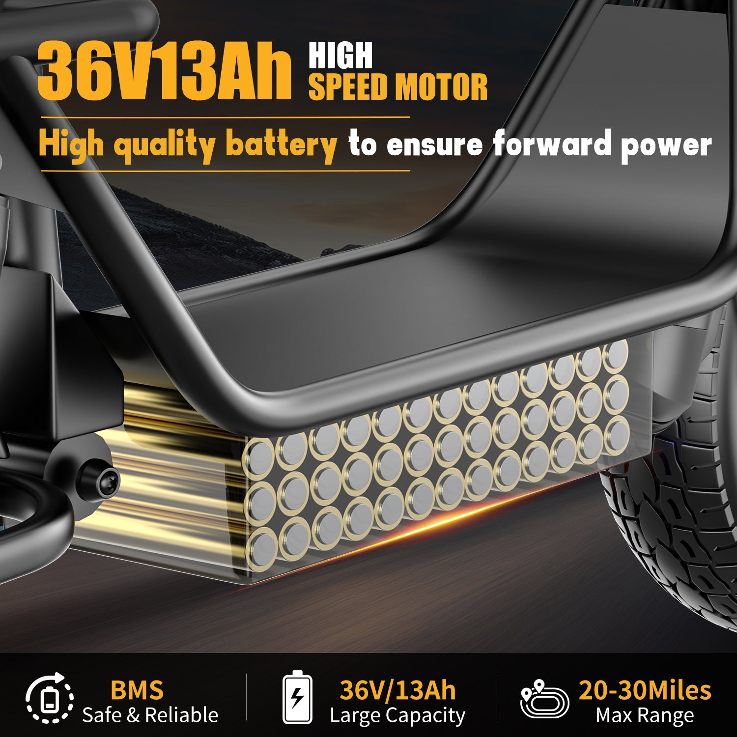 K8 Electric Scooter, 500W Motor