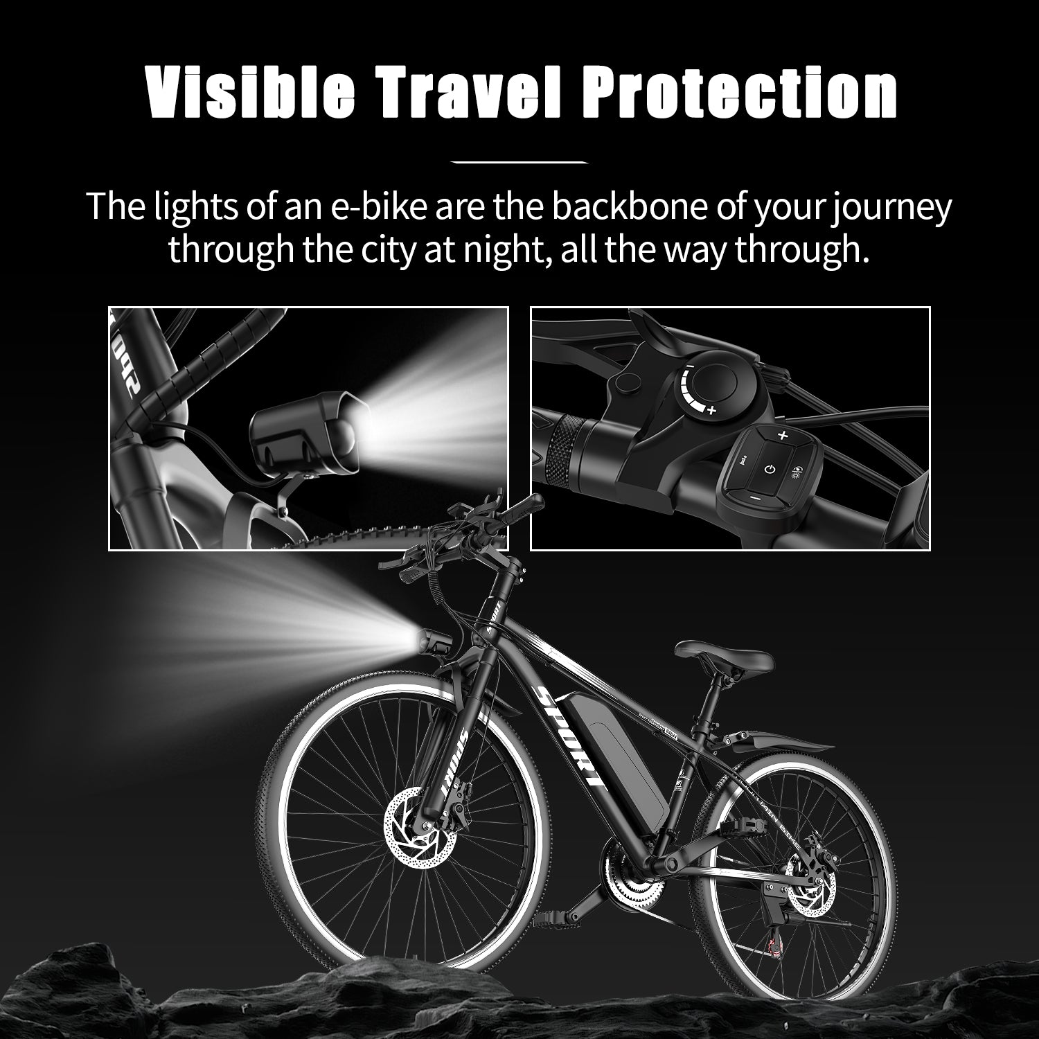 New G26 adult electric bicycle, 750W motor, commuter mountain electric bicycle, UL 2849 certified