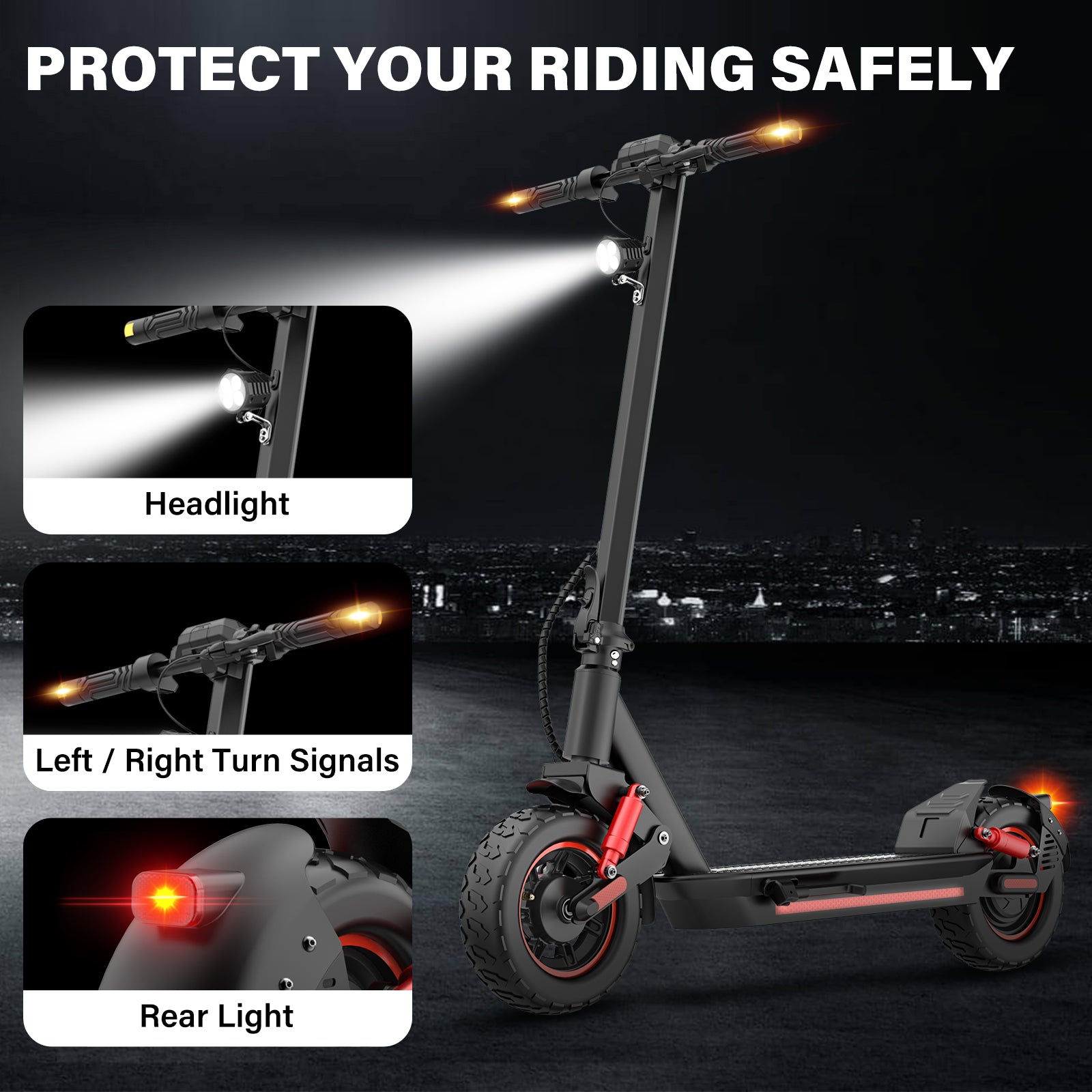 4 super shock absorbers - the latest max Pro electric scooter