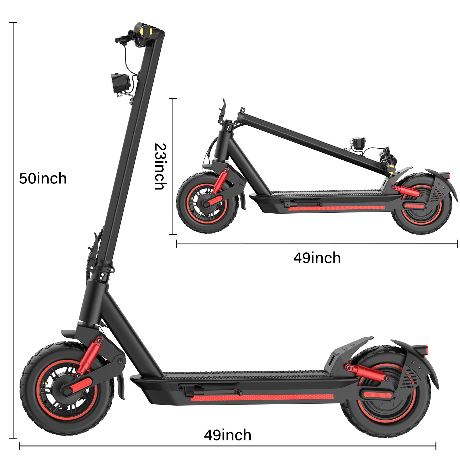 4 super shock absorbers - the latest max Pro electric scooter