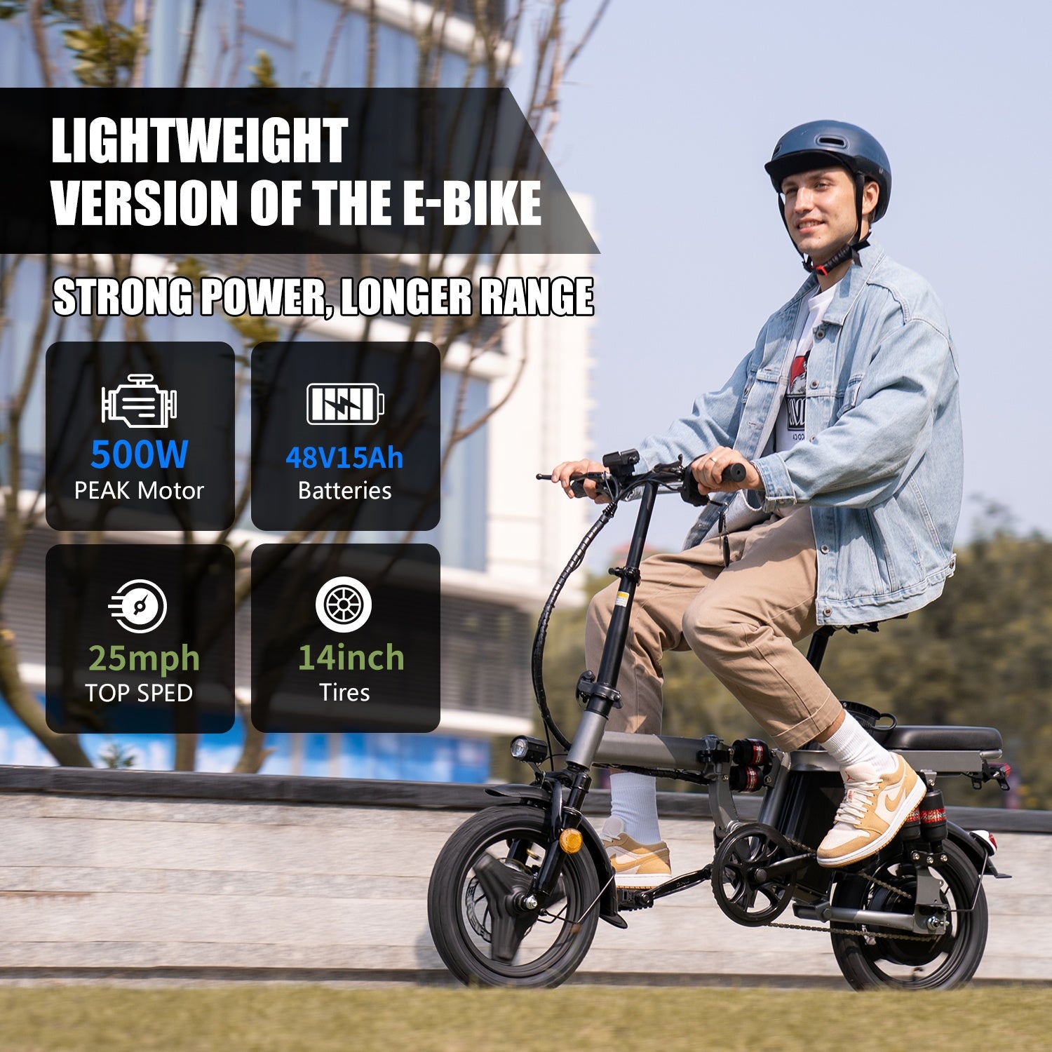 F12 new style 14 inch tire, adult electric bike, 650W motor