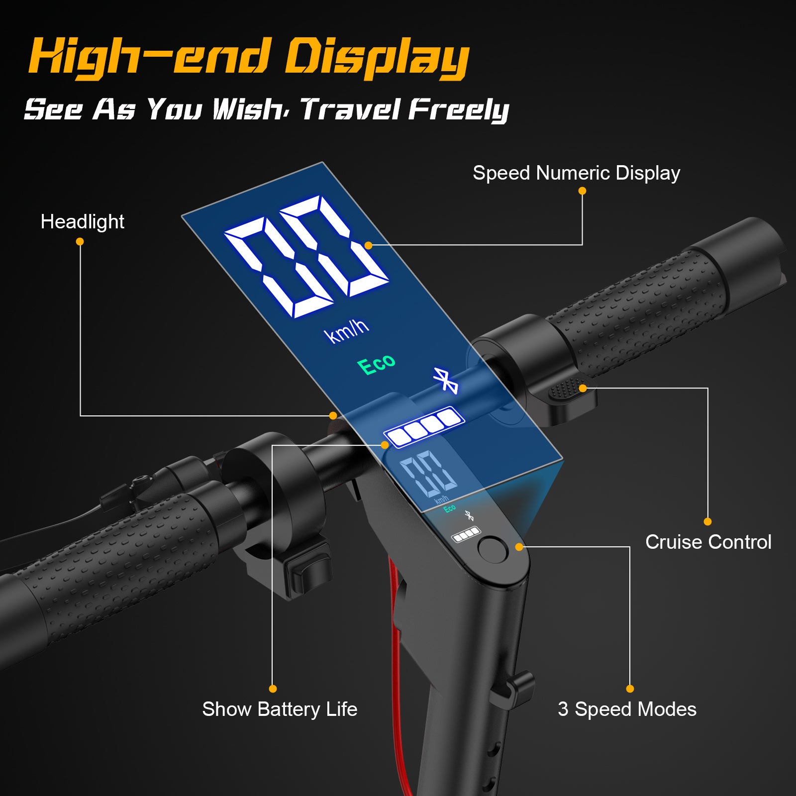 Newest and Most Practical Electric Scooter X8 Pro 10 inch Solid Tires~